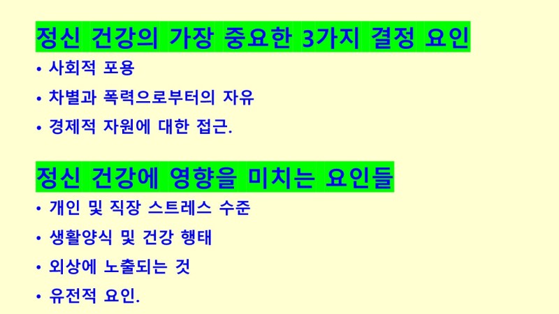 재정적 스트레스의 정신건강에 미치는 영향